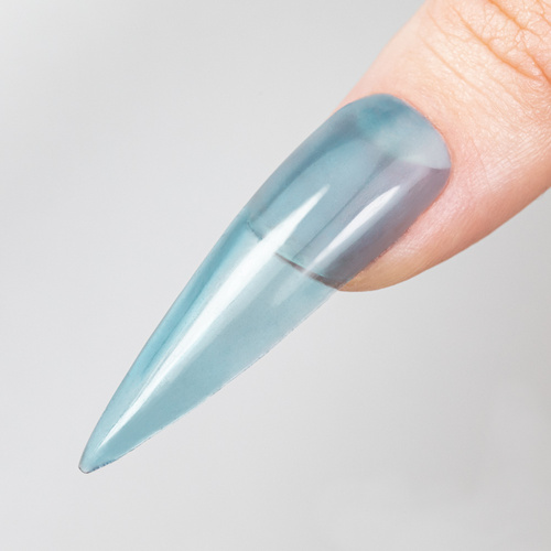 5+1 безкоштовно Кольоровий топ-лак без змивання Crystal Glass Molly Nails Blue Ocean HEMA/Di-HEMA Free 10 г