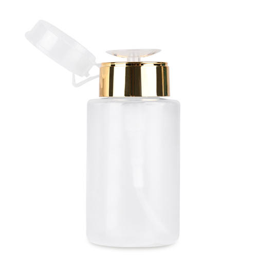 Flacone con dosatore a pompa per liquidi, dorato, 150 ml