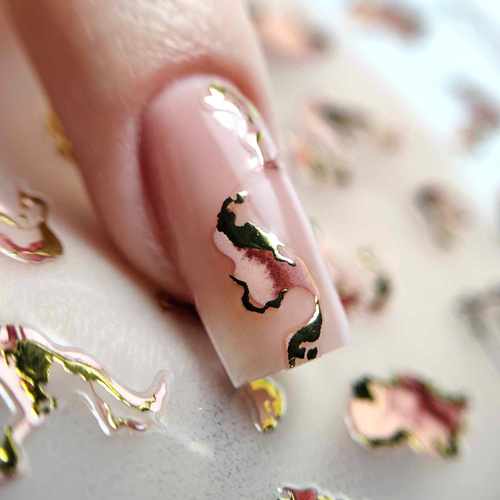 Selbstklebende Nagelsticker, Muster TH-1446