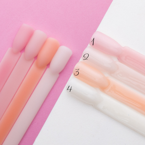 Rubber Silky Base AlleLac Ballerine Nr 1 baza twarda kauczukowa HEMA/Di-HEMA Free 5g