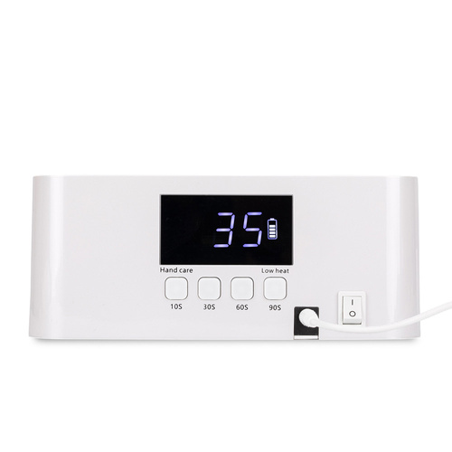 Lámpara UV/LED para uñas de 36 W Molly Nails para esmaltes híbridos, geles y acrilogel, blanca V9