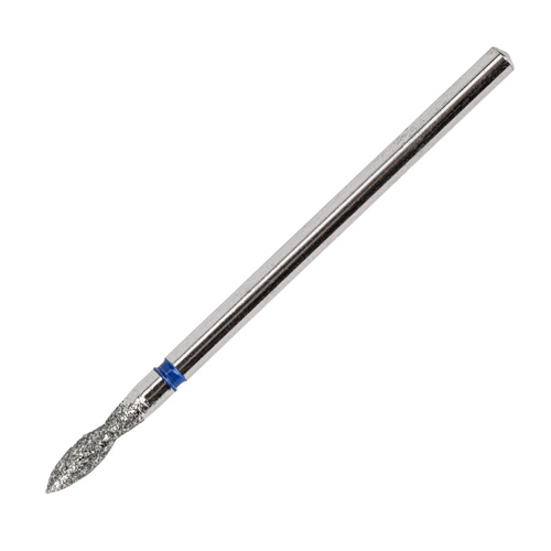 Juego de fresas de diamante en forma de lágrima GD0204D M, azul, tamaño mediano, 10 unidades