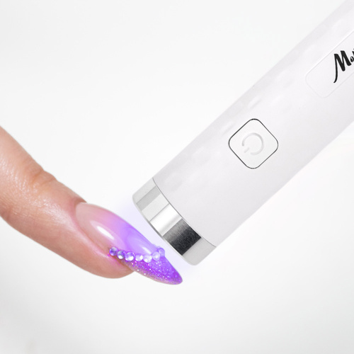 Lampe à ongles LED 5 W Molly Nails pour vernis hybrides, gels et acrylogels, sans fil, blanche, I2, câble de 3 m de long