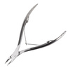 Cążki do skórek srebrne silver 6 mm