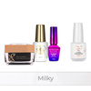 PRO MATCH SYSTEM 3+1 Milky: 2x żele: SelfLeveling&Gel in bottle+Baza+Doctor Top 15g GRATIS