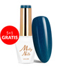 5 + 1 gratis. Esmalte híbrido Molly Nails Elite Women Glamour Reflections sin HEMA ni Di-HEMA, 8 g, n.º 44
