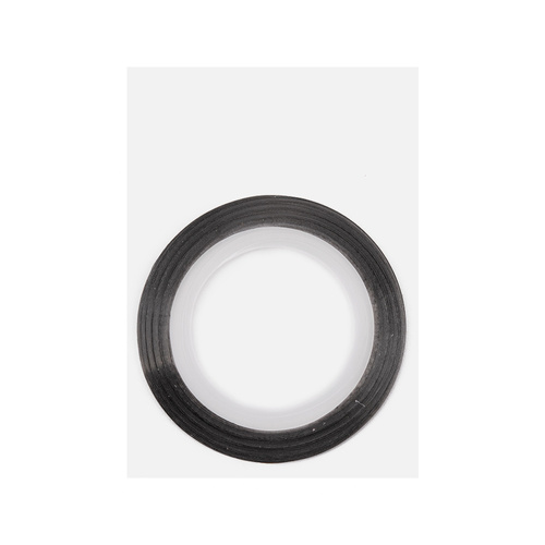 Nitka tasiemka do zdobień krążek black Nr 5