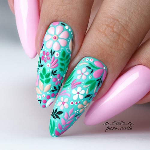 Artistic Gel paint gel ombre ornament gel for nail art Allepaznokcie Art Nude Pink Pink French HEMA /Di-HEMA free 5g No. 15