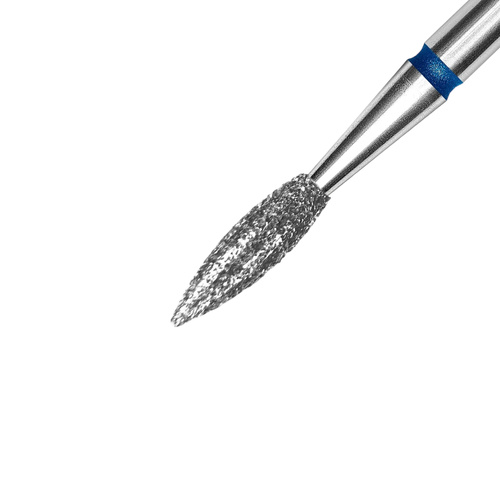 Frez diamentowy płomień ostry niebieski Staleks Expert 2,3/8mm