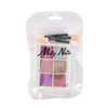 Pyłek do paznokci efekt lustra kasetka 6 kolorów Molly Nails Nr 4