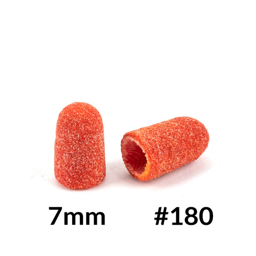 Накладки для педикюру 7 мм, градація 180, 10 шт., Fabric Podo AlleMed, помаранчевий
