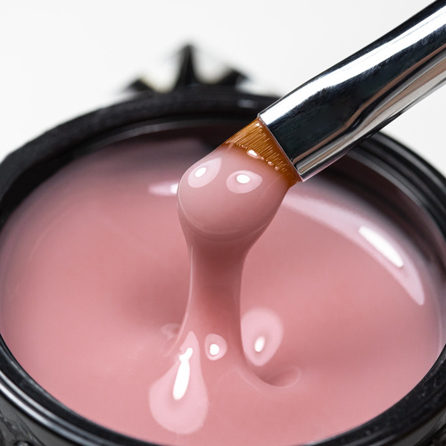 10 + 1 gratis. Gel de construcción autonivelante, duro y de densidad media. Gel de construcción autonivelante Molly Nails Biscotti, sin HEMA ni Di-HEMA, 15 g