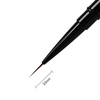 Pincel doble cara para gel de 11 mm (ovalado) y para decoraciones de 10 mm, Staleks PRO Expert, negro 