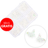 10+1 Free 3D Butterfly Decorations Set by Molly Nails, 36 Pieces