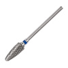 Carbide burr, cone, round, blue, medium
