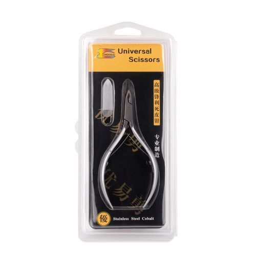 Cążki do paznokci i skórek ze stali nierdzewnej Universal Silver 3mm