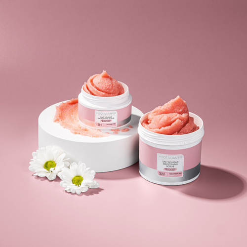 Wygładzający peeling solno-cukrowy do stóp z kompleksem olejków i masłem shea Victoria Vynn Pharm Foot FOOT SCRAPER 800g