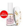 10 + 1 gratis: AlleLac Nail Stamping Polish – Nagellack für Stempel und Stamping, goldfarben, 7 ml