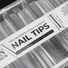 Tips per l'estensione rapida delle unghie Nail Tips NTN Premium, forma quadrata a tunnel, 100 pezzi