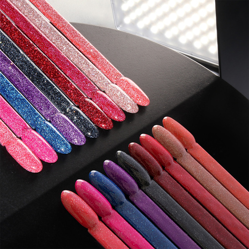 Coffret de 9 couleurs Duo Flashing Lights Molly Nails sans HEMA/Di-HEMA + base et top coat GRATUITS (X-Bond Base, Doctor Top)