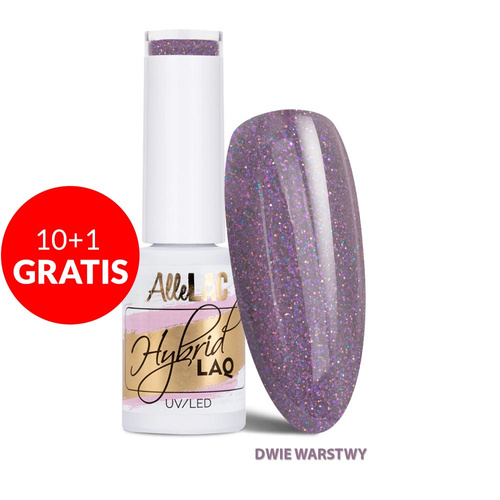 10 + 2 gratuits - Vernis hybride LED/UV Gel Polish n° 231 Édition limitée AlleLac 5 g