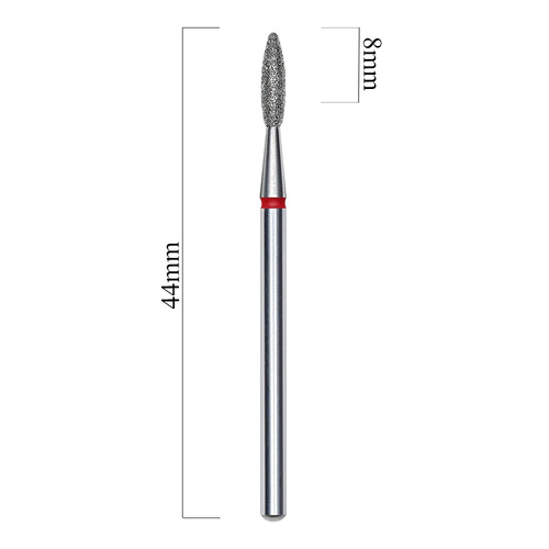 Fresa de diamante «Płomyk» roja Staleks Expert 2,1/8 mm