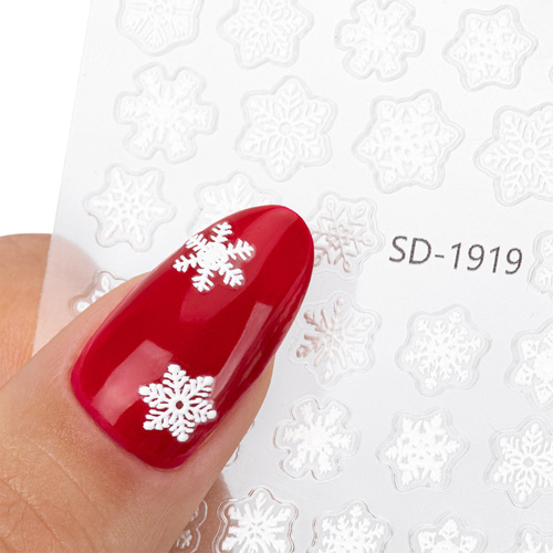 Naklejki do paznokci 5D samoprzylepne świąteczne Molly Nails SD-1919