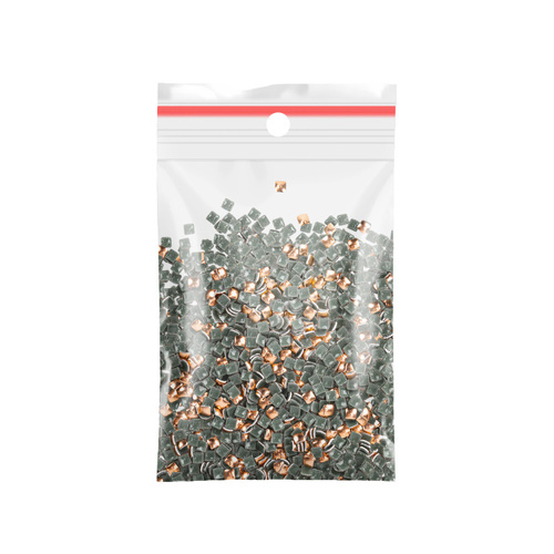 ShinePins: tachuelas lisas, adornos brillantes para uñas, cuadradas, mini, NTN Premium n.º 7, 5 g