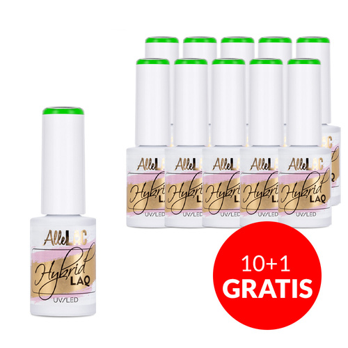 10 + 2 gratuits - Vernis hybride LED/UV Gel Polish n° 278 Édition limitée AlleLac 5 g