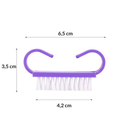 Manicure and dust brush, small, assorted colors, 100 pcs