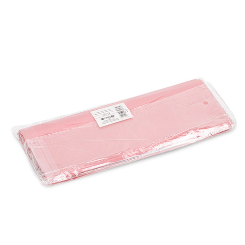 Sobres de plástico para mensajería, 320 x 430 mm, color rosa, 50 unidades