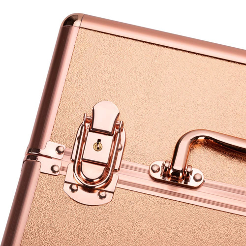 Kuferek kosmetyczny M na lakiery total rose golden