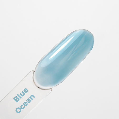 Colorful top coat without washing Crystal Glass Molly Nails Blue Ocean HEMA/Di-HEMA Free 10g