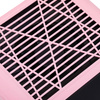 20 unidades. Filtro de polvo de 80 W tipo casete AlleLac, con 1 ventilador, color rosa, 858-8
