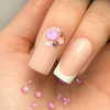 Коробка з прикрасами — камінчиками Molly Nails, різні кольори, 1000 штук