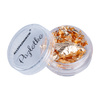 Pazłotko dwustronne Flame ultracienka folia chrom w płatkach do zdobień słoiczek 3 ml Nr 4