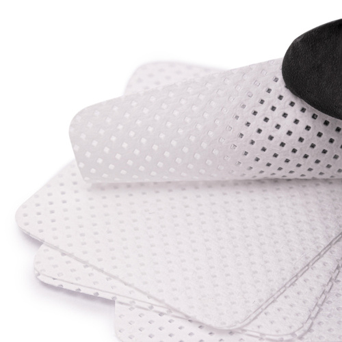 Dust-free perforated cotton pads for nails, white, 5x5 cm, 540 pcs