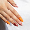 Esmalte híbrido Molly Nails Neons Yellow Light sin HEMA ni Di-HEMA, 8 g, n.º 71