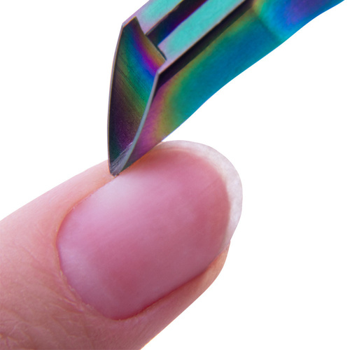 10+1gratis Cążki nożyczki do skórek precyzyjne rainbow 4mm