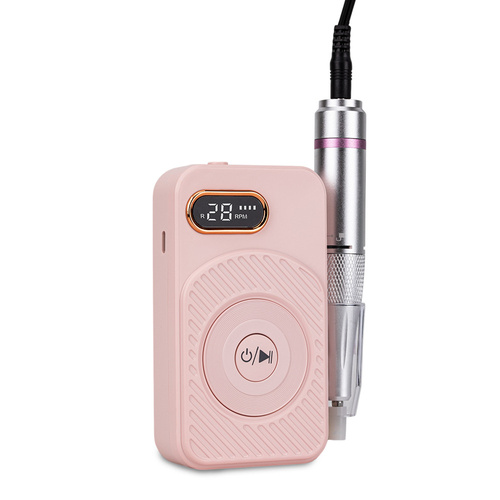 50-W-Nagelfeile „No Name“ für Maniküre und Pediküre, rosa, 110.450 Umdrehungen
