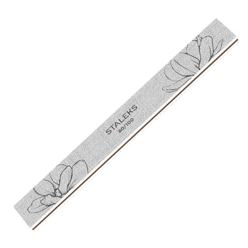 Lime à ongles minérale droite 80/100 Staleks Expert 20, 25 pièces