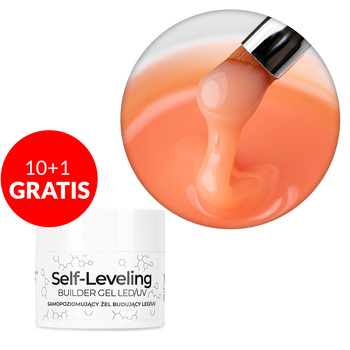 10+1gratis Budujący żel samopoziomujący twardy średniogęsty builder gel self leveling NTN Premium Orange HEMA/Di-HEMA Free 15 g