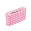 Doppelseitige Polierpads „Buffer mini“ breit, Soft 180/240, rosa, MollyLac, 5 Stück