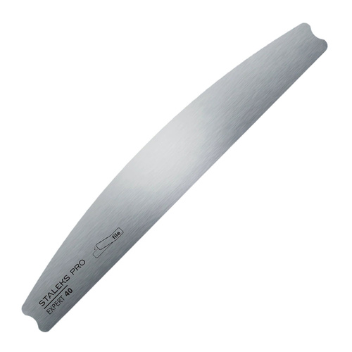 Metal crescent nail file base for abrasive caps Staleks Pro Expert 40