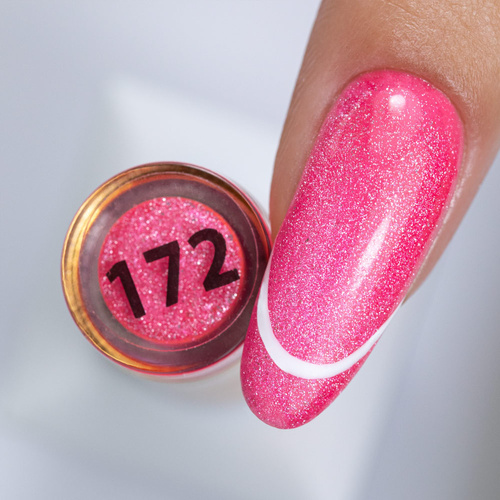 5 + 1 gratis: Esmalte híbrido Molly Nails Neon Flashy Cat Eye HEMA Free, 8 g, n.º 172