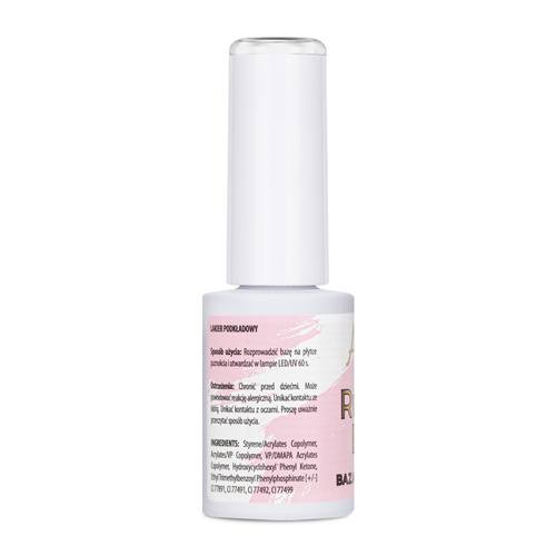 10+2gratis Baza kauczukowa Rubber Base AlleLac Clear HEMA/Di-HEMA Free 7g