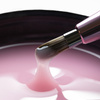 Pędzelek do żelu automatyczny Oval Pro Gel rose gold Molly Nails Nr 6