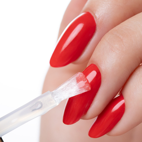 Diamond Top Coat MollyNails - Top coat per smalti classici, trasparente, 10 g