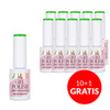 10+2 безкоштовно Гібридний лак LED/UV Gel Polish Limited Edition Greens G8 Electric AlleLac без HEMA/Di-HEMA 6 г