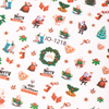Weihnachtliche selbstklebende Nagelsticker JO-1218
